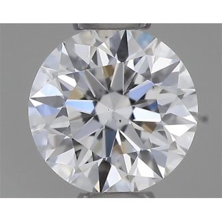 0.33 Carat Round E VS2 EX GIA Natural Diamond