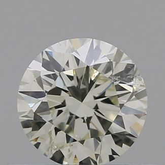 0.40 Carat Round J I1 VG GIA Natural Diamond