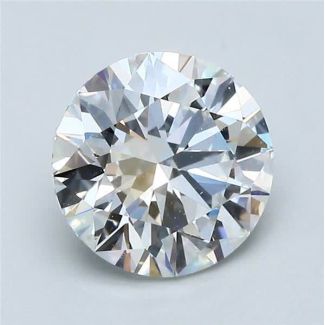 2.01 Carat Round G VVS2 EX GIA Natural Diamond