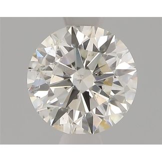 0.72 Carat Round H SI2 EX IGI Natural Diamond