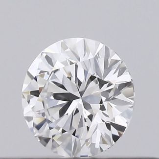 0.24 Carat Round D VS1 EX VG GIA Natural Diamond