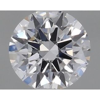 0.33 Carat Round D VS1 EX GIA Natural Diamond