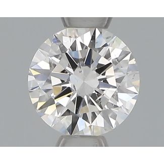 0.40 Carat Round F SI2 EX VG GIA Natural Diamond