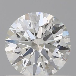 0.6 Carat Round H VS2 EX GIA Natural Diamond