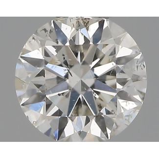 0.30 Carat Round G SI2 EX IGI Natural Diamond