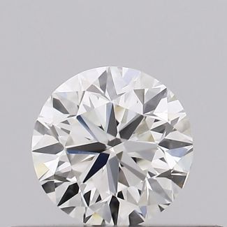 0.3 Carat Round H VVS2 VG EX GIA Natural Diamond