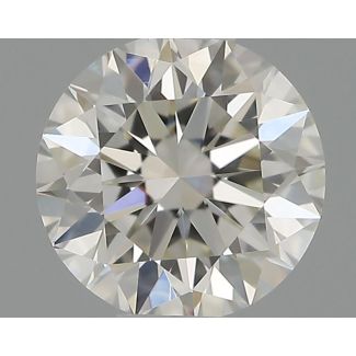 0.38 Carat Round G VVS2 EX IGI Natural Diamond