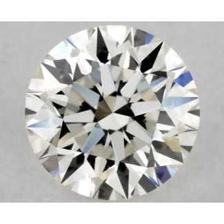 0.37 Carat Round E VVS1 EX GIA Natural Diamond