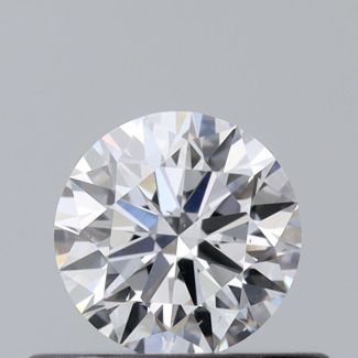 0.35 Carat Round D VS2 EX VG GIA Natural Diamond