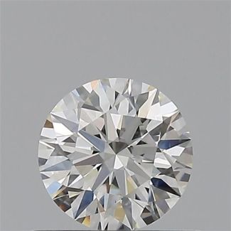 0.45 Carat Round H VS2 EX GIA Natural Diamond