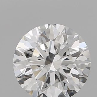 0.52 Carat Round F IF EX GIA Natural Diamond