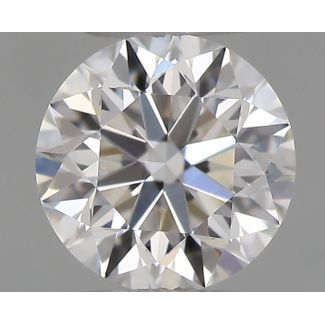 0.31 Carat Round F VVS1 VG EX GIA Natural Diamond