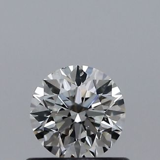 0.50 Carat Round F SI2 VG EX GIA Natural Diamond