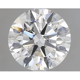 1.5 Carat Round F SI1 EX GIA Natural Diamond