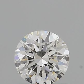 0.56 Carat Round H VVS2 EX GIA Natural Diamond