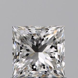 0.70 Carat Princess F VS2 - EX VG GIA Natural Diamond