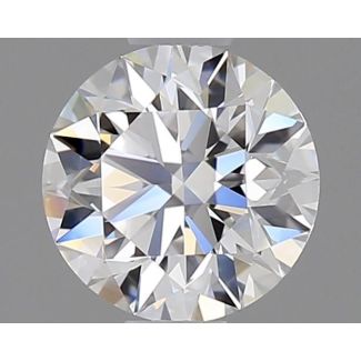 0.55 Carat Round D VVS1 EX GIA Natural Diamond