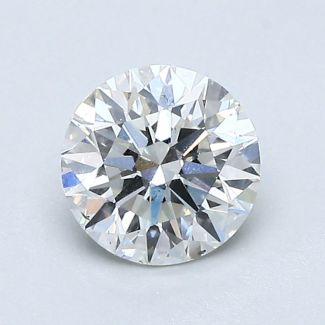 0.9 Carat Round I SI1 EX VG GIA Natural Diamond