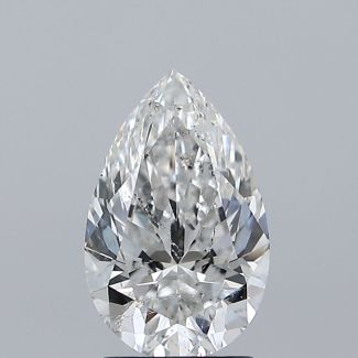 1.70 Carat Pear F SI2 - EX VG GIA Natural Diamond