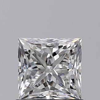 0.82 Carat Princess E VVS2 - EX VG GIA Natural Diamond