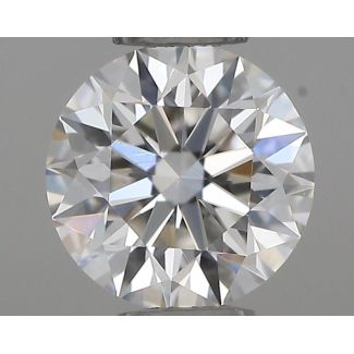 0.34 Carat Round G VVS2 EX GIA Natural Diamond