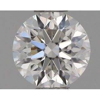 0.4 Carat Round H VVS2 EX VG GIA Natural Diamond