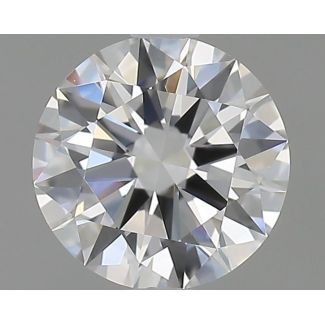 0.5 Carat Round D VVS2 EX GD GIA Natural Diamond