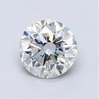 1.0 Carat Round H SI2 GD EX GIA Natural Diamond