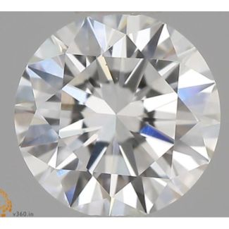 0.5 Carat Round G VS2 EX GIA Natural Diamond