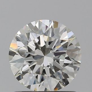 0.9 Carat Round H VVS2 EX IGI Natural Diamond