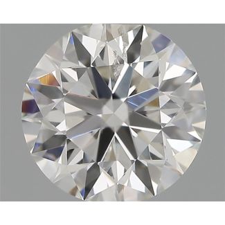 0.50 Carat Round G SI2 EX VG GIA Natural Diamond