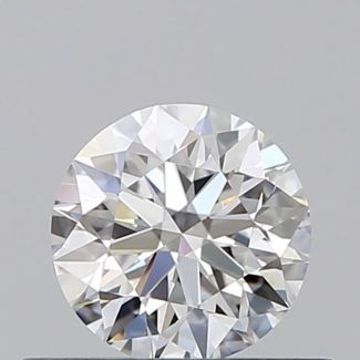 0.46 Carat Round D VVS1 EX GIA Natural Diamond