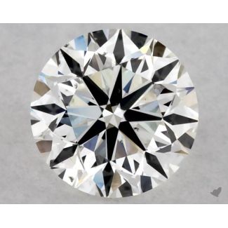 0.5 Carat Round F SI1 VG EX GIA Natural Diamond