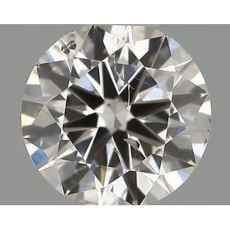 0.3 Carat Round H SI2 EX IGI Natural Diamond