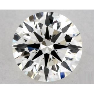 0.33 Carat Round H VVS2 EX GIA Natural Diamond