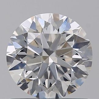 0.82 Carat Round F SI2 VG EX GIA Natural Diamond