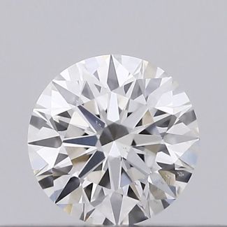 0.23 Carat Round G SI1 EX GIA Natural Diamond