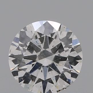 0.40 Carat Round D I1 VG EX GIA Natural Diamond