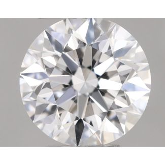 0.38 Carat Round D VVS1 EX GIA Natural Diamond