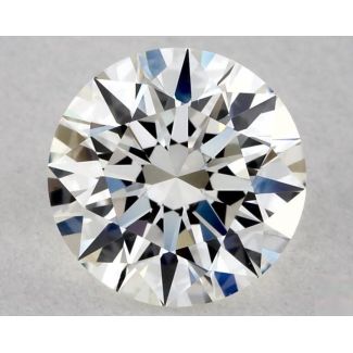 0.64 Carat Round I VVS2 EX VG GIA Natural Diamond