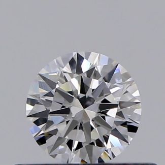 0.30 Carat Round D VS1 EX GIA Natural Diamond