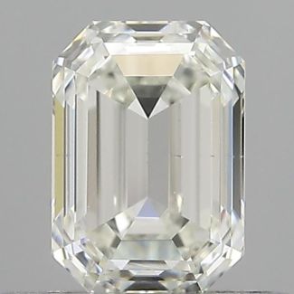 0.61 Carat Emerald G VS2 - EX GD IGI Natural Diamond