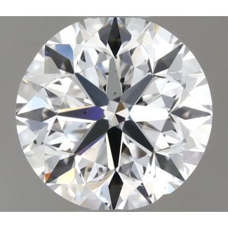 0.5 Carat Round D SI1 VG EX GIA Natural Diamond