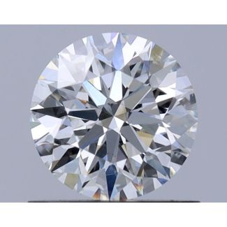 0.72 Carat Round G VVS2 EX GIA Natural Diamond