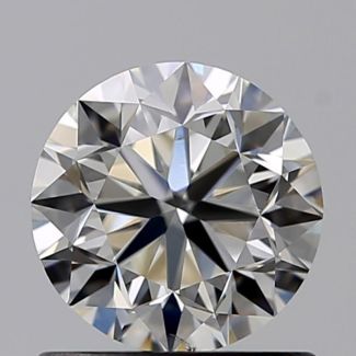 0.80 Carat Round H VS2 VG EX GIA Natural Diamond