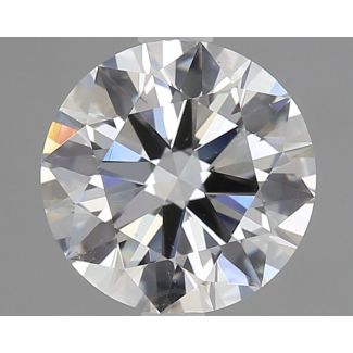 1.06 Carat Round H SI1 EX GIA Natural Diamond