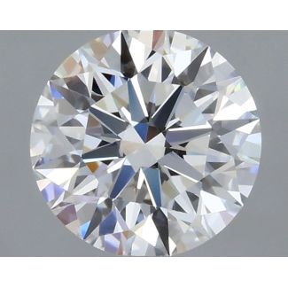 0.43 Carat Round F VS1 EX GIA Natural Diamond