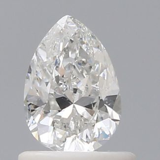 0.70 Carat Pear F SI1 - VG GD GIA Natural Diamond