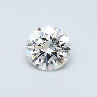 0.34 Carat Round E VVS2 VG EX GIA Natural Diamond