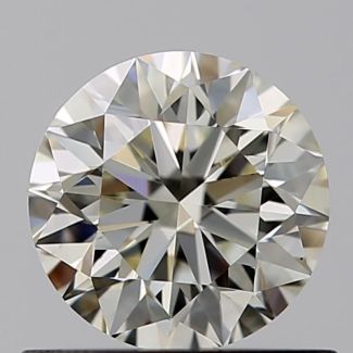 0.54 Carat Round K VVS2 VG EX GIA Natural Diamond